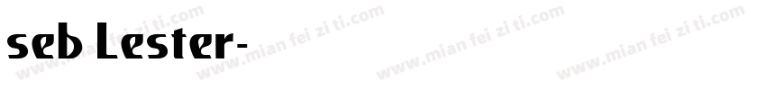 seb Lester字体转换